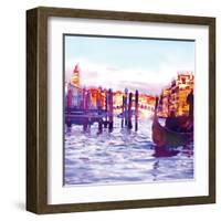 Canal Grande, Venice-Tosh-Framed Art Print