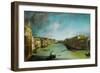 Canal Grande, Venice.-Canaletto-Framed Giclee Print