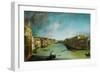 Canal Grande, Venice.-Canaletto-Framed Giclee Print