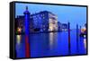 Canal Grande, View near the Accademia Bridge.-Stefano Amantini-Framed Stretched Canvas