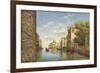 Canal I-Aretino-Framed Giclee Print