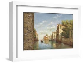 Canal I-Aretino-Framed Art Print