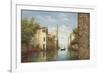 Canal II-Aretino-Framed Giclee Print