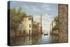 Canal II-Aretino-Stretched Canvas