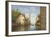 Canal II-Aretino-Framed Art Print