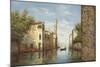 Canal II-Aretino-Mounted Art Print