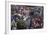 Canal in Bruges-Vittoriano Rastelli-Framed Photographic Print