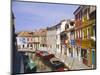 Canal in Burano, Venice, Italy-Fraser Hall-Mounted Photographic Print