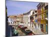 Canal in Burano, Venice, Italy-Fraser Hall-Mounted Photographic Print
