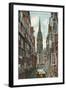 Canal in Old Hamburg, Germany-null-Framed Art Print