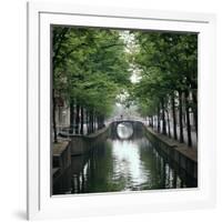 Canal in Oude, Delft-CM Dixon-Framed Photographic Print