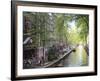 Canal in the Red Light District, Amsterdam, Netherlands, Europe-Amanda Hall-Framed Photographic Print