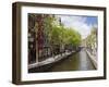 Canal in the Red Light District, Amsterdam, Netherlands, Europe-Amanda Hall-Framed Photographic Print