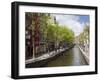 Canal in the Red Light District, Amsterdam, Netherlands, Europe-Amanda Hall-Framed Photographic Print