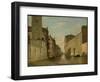 Canal in Venice, C.1870 (Oil on Panel)-Eugene Fromentin-Framed Giclee Print