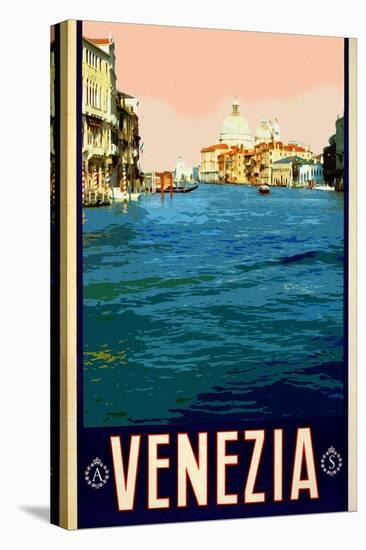 Canal in Venice Italy 2-Anna Siena-Stretched Canvas