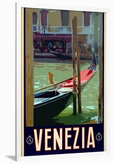 Canal in Venice Italy 3-Anna Siena-Framed Giclee Print