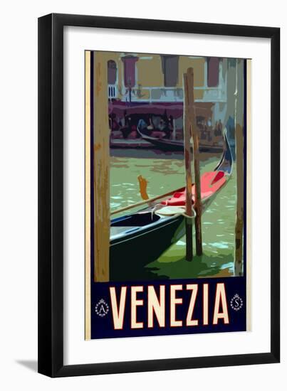 Canal in Venice Italy 3-Anna Siena-Framed Giclee Print