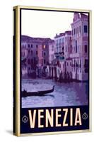 Canal in Venice Italy 4-Anna Siena-Stretched Canvas