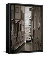 Canal in Venice, Italy-Jon Arnold-Framed Stretched Canvas