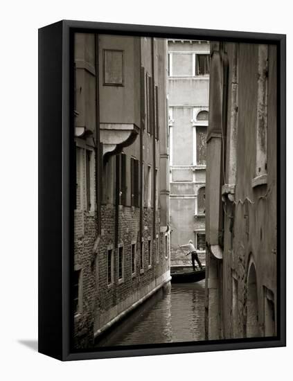 Canal in Venice, Italy-Jon Arnold-Framed Stretched Canvas