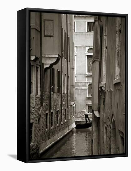 Canal in Venice, Italy-Jon Arnold-Framed Stretched Canvas