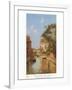 Canal in Venice-Antonio Reyna-Framed Art Print