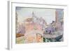 Canal in Venice-Henri Edmond Cross-Framed Giclee Print