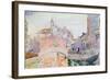 Canal in Venice-Henri Edmond Cross-Framed Giclee Print