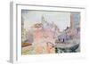 Canal in Venice-Henri Edmond Cross-Framed Giclee Print