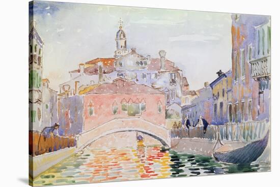 Canal in Venice-Henri Edmond Cross-Stretched Canvas