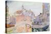 Canal in Venice-Henri Edmond Cross-Stretched Canvas