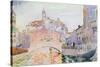 Canal in Venice-Henri Edmond Cross-Stretched Canvas