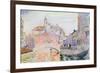 Canal in Venice-Henri Edmond Cross-Framed Giclee Print