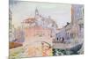 Canal in Venice-Henri Edmond Cross-Mounted Giclee Print