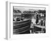 Canal Life, London, 1926-1927-null-Framed Giclee Print