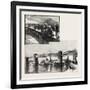 Canal Lock, and Railway Bridge at Ste. Anne'S, Canada, Nineteenth Century-null-Framed Giclee Print