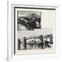 Canal Lock, and Railway Bridge at Ste. Anne'S, Canada, Nineteenth Century-null-Framed Giclee Print