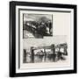 Canal Lock, and Railway Bridge at Ste. Anne'S, Canada, Nineteenth Century-null-Framed Giclee Print