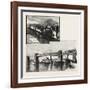 Canal Lock, and Railway Bridge at Ste. Anne'S, Canada, Nineteenth Century-null-Framed Giclee Print