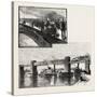 Canal Lock, and Railway Bridge at Ste. Anne'S, Canada, Nineteenth Century-null-Stretched Canvas