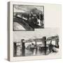 Canal Lock, and Railway Bridge at Ste. Anne'S, Canada, Nineteenth Century-null-Stretched Canvas