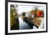 Canal Lock Fall Scene, Kingston, New Jersey-George Oze-Framed Photographic Print