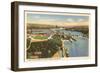 Canal Locks, Seattle, Washington-null-Framed Art Print