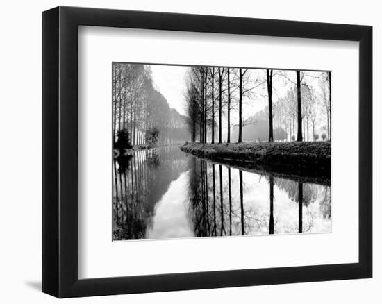 Canal, Normandy, France-Bill Philip-Framed Art Print