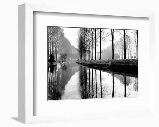 Canal, Normandy, France-Bill Philip-Framed Art Print