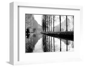 Canal, Normandy, France-Bill Philip-Framed Art Print