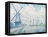 Canal of Overschie-Paul Signac-Framed Stretched Canvas