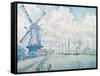 Canal of Overschie-Paul Signac-Framed Stretched Canvas