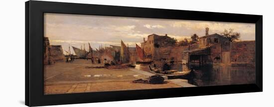 Canal of the Venetian Lagoon-Pietro Fragiacomo-Framed Giclee Print